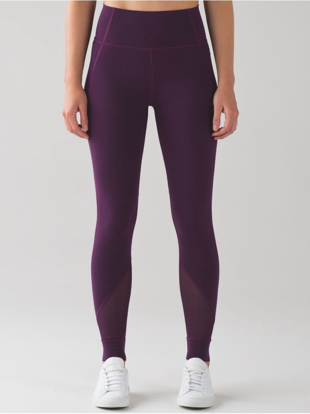 Lululemon Hot Like Agni Full Yoga Pants High Rise Leggings Darkest Magenta Sz 10